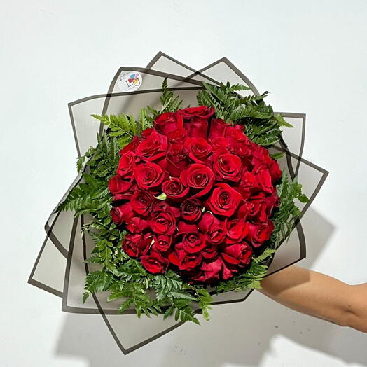 Ramo 50 rosas rojas