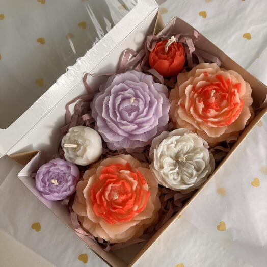 Набор «Цветочные свечи»