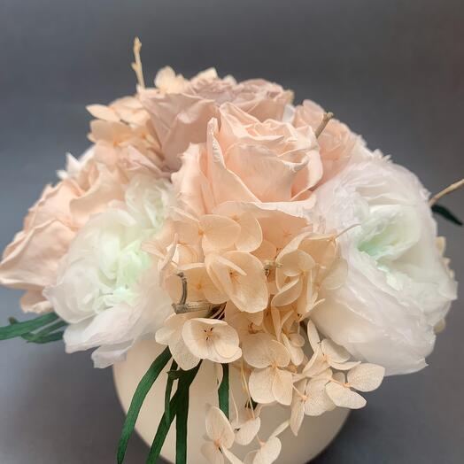 Roses in pot