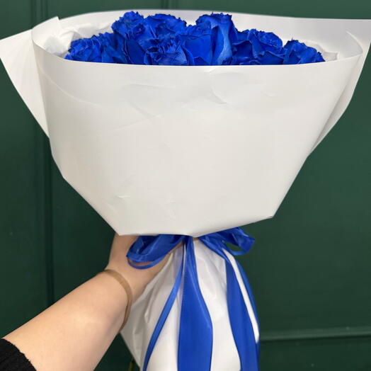 Синие розы - 25