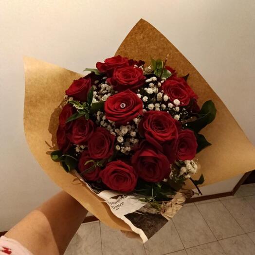 Bouquet PAIXÃO 13 Rosas Equador