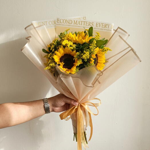 GIRASOLES EN BOUQUET
