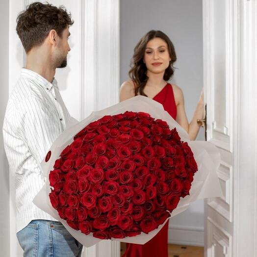 101 rosas de calidad VIP