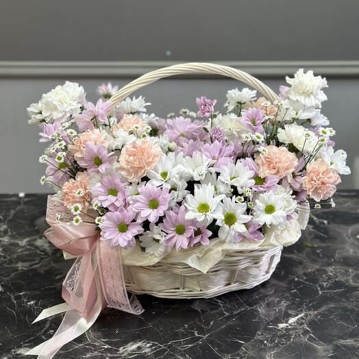 Flowers in the basket