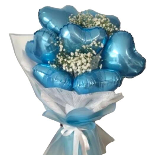 Bouquet of balloons on a stick