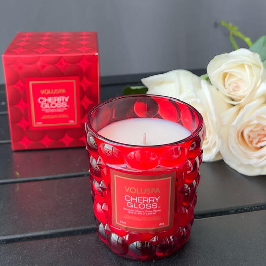 Luxurious cancle ‘Cherry Gloss