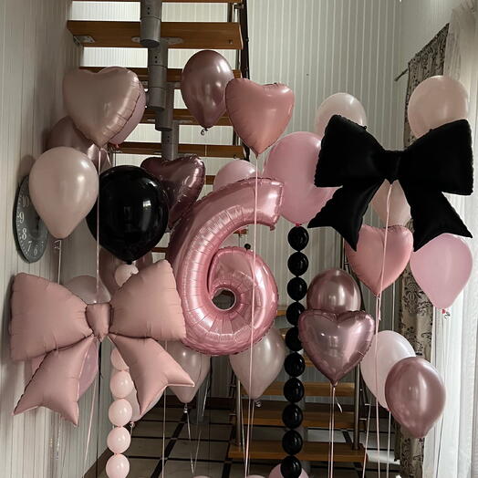 Pink and Black Elegance