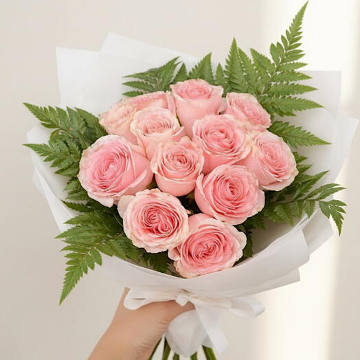 Ramo rosas rosadas 12