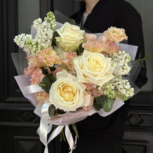 Roses, Hrizantema, Lilac