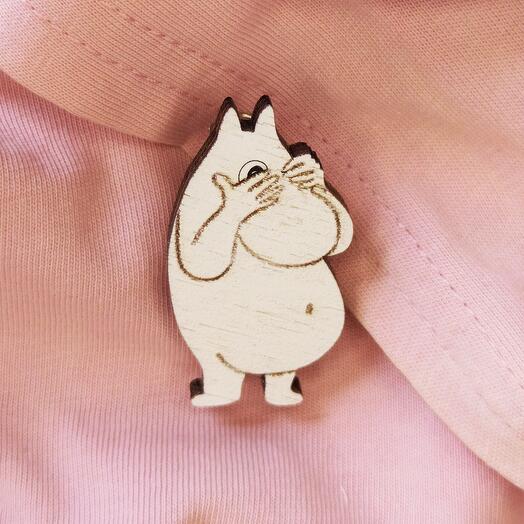 Brooch "Moomin troll"