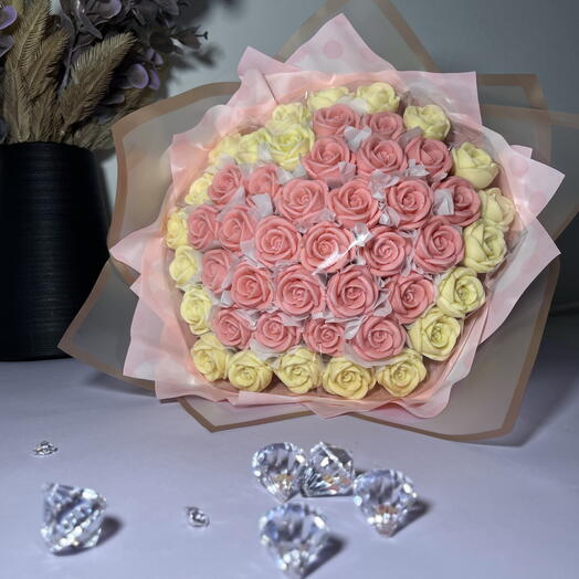 Bouquet "Rosie from belgiysky chocolate XXl)