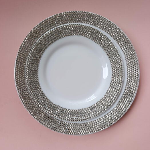 Elegant Crystal Plate Set