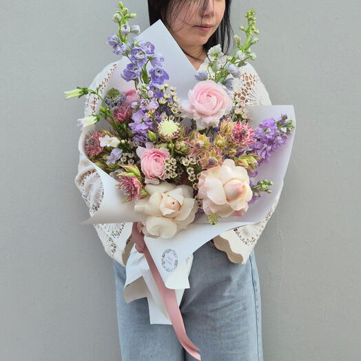 Fresh flowers bouquet The Quiet sunrise