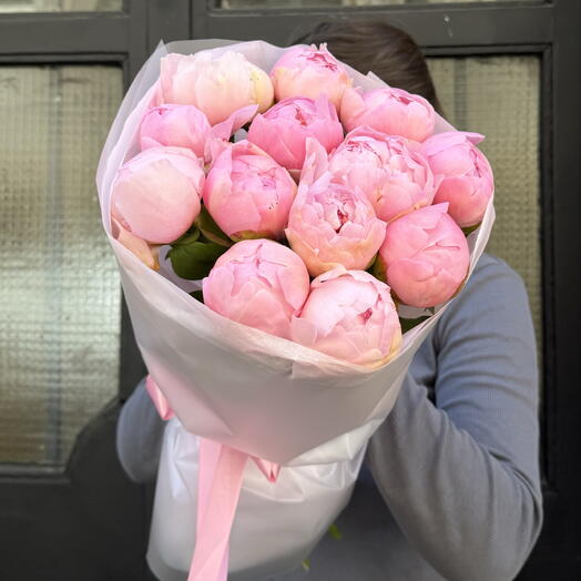Pink peonies, 13