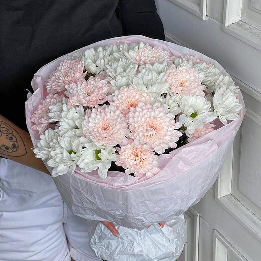 Букет из хризантемы микс