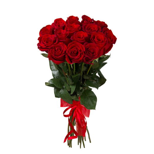 15 roses rouges de l'Équateur