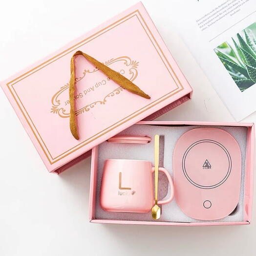 Coffee mug with warmer in Gift box