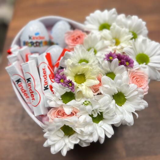 Słodkie serduszko kinder