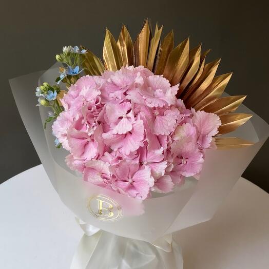 Pink XS with golden palm