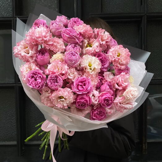 Misty bubbles and Eustoma