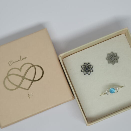 Turquoise Mandala Calm Set