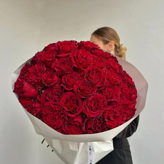 Mono Amour - Premium Red Rose Hearts L-size