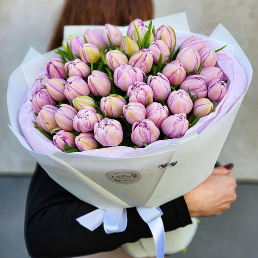 Bouquet of 45 tulips🌷