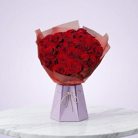 Red Roses - Two Dozen