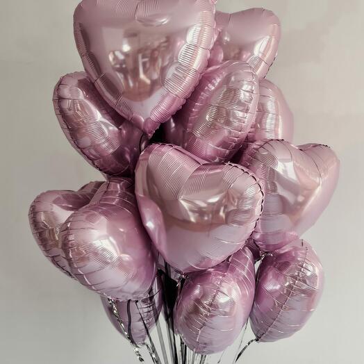 23 foil hearts (colors to choose from)