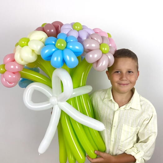 Balloon flower bouquet