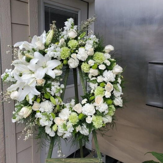 Pure Tribute Funeral Wreath