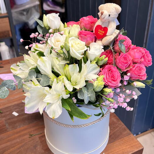 Flower box I love you