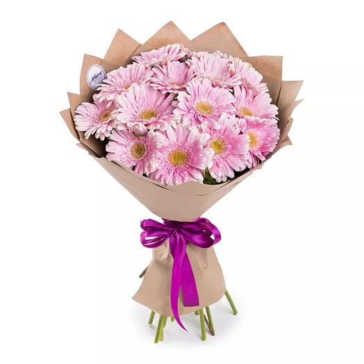 Bukiet rożowych gerber