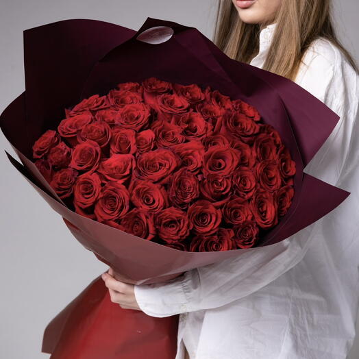 51 красная роза