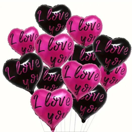 Love you balloon set