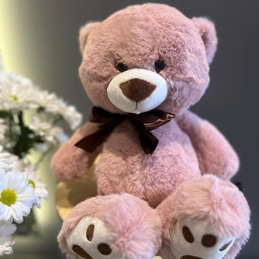 Мишка Розовый Тишка