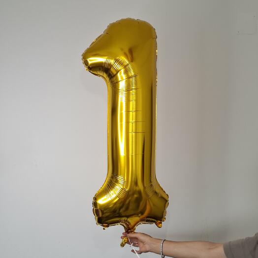Balloon number Gold