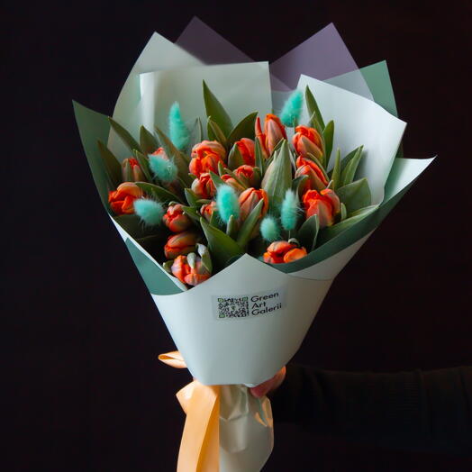 Bright Bouquet of Tulips