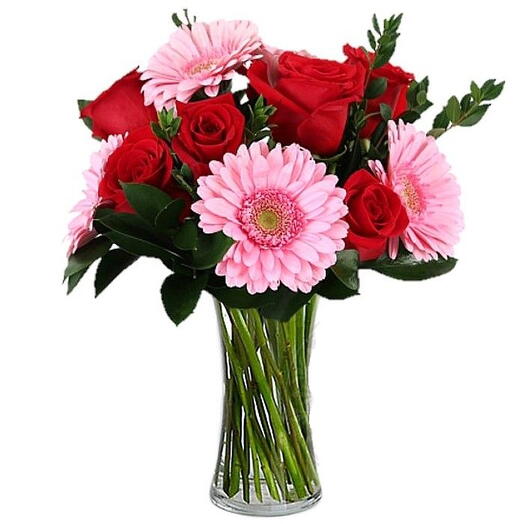 Seasonal memories with roses  WITH OUT VASE