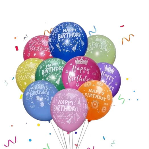 Happy birthday Balloons 234