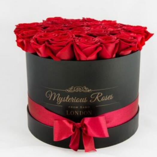 40 stems of roses in a box
