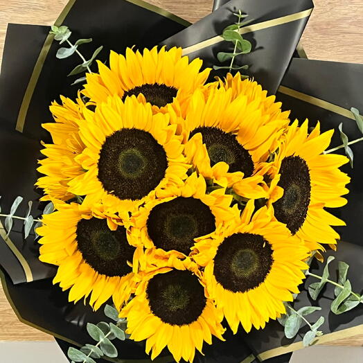 Ramo de 10 Girasoles