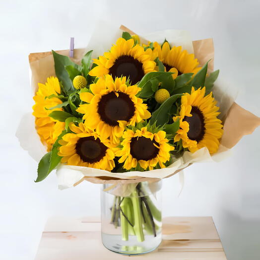 Sunflower bouquet "Eloise"