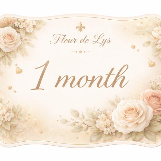 Flower subscription for 1 month