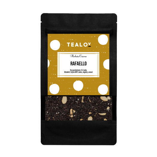 Caj cerny Rafaello listovy 50 g