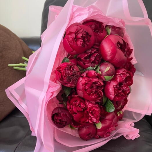 25 piros bazsarózsa