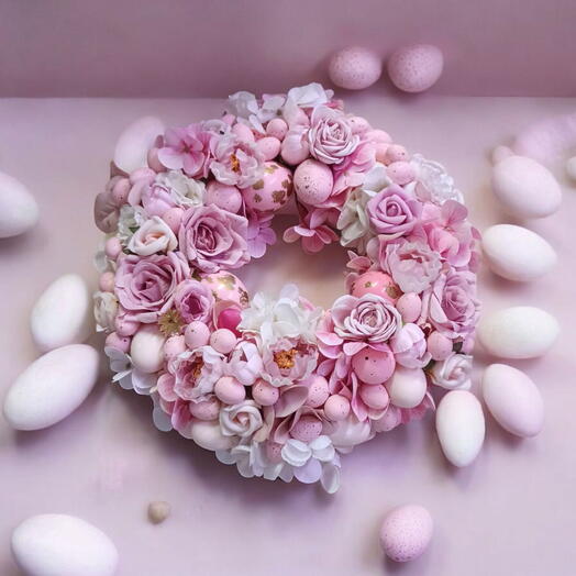 Husveti rozsaszin ajtodisz