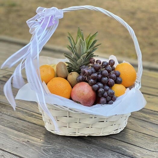Подарочная корзина с фруктами - 5