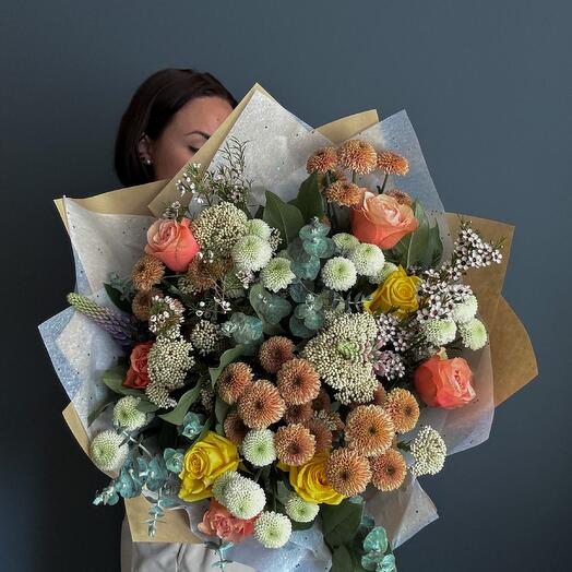 Fall 4 with peony roses and mams