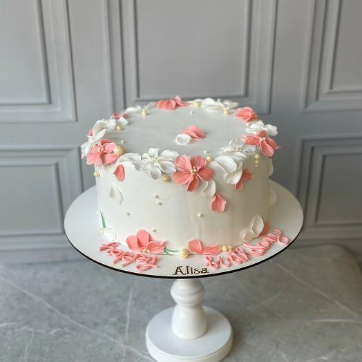 Flower Cake Medovnik